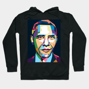 abstract Obama in WPAP Hoodie